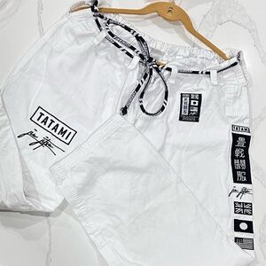 Mens Tatami White Martial Arts Pants
